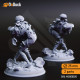Buy 3d miniature Undead. Myceloid Minions, Fungal Zombies. DnDuck Miniatures Store. 3D figures of characters, elves, monsters, bestiaries, landscape, dragons figures and accessories for role-playing games