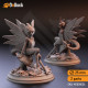 Buy 3d miniature Fairy / Pixie. Syldi, Feral Faeries (x3). DnDuck Miniatures Store. 3D figures of characters, elves, monsters, bestiaries, landscape, dragons figures and accessories for role-playing games