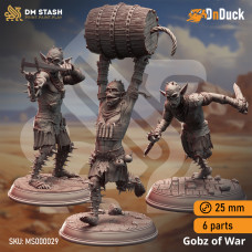 Buy  Gore Boiz, Goblin War Squad . DnDuck Miniatures Store. 3D figures of characters, elves, monsters, bestiaries, landscape, dragons figures and accessories for role-playing games