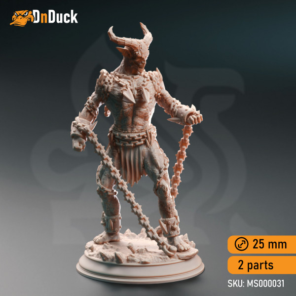 Buy 3d miniature Fiend / Demon. Chain Devils of the Nosmeni. DnDuck Miniatures Store. 3D figures of characters, elves, monsters, bestiaries, landscape, dragons figures and accessories for role-playing games