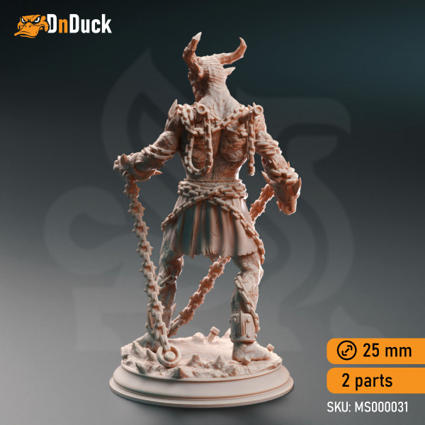 Buy 3d miniature Fiend / Demon. Chain Devils of the Nosmeni. DnDuck Miniatures Store. 3D figures of characters, elves, monsters, bestiaries, landscape, dragons figures and accessories for role-playing games