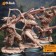 Buy 3d miniature Kobold. Green Kobolds of Midorius. DnDuck Miniatures Store. 3D figures of characters, elves, monsters, bestiaries, landscape, dragons figures and accessories for role-playing games