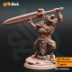 Buy 3d miniature Kobold. Green Kobolds of Midorius. DnDuck Miniatures Store. 3D figures of characters, elves, monsters, bestiaries, landscape, dragons figures and accessories for role-playing games