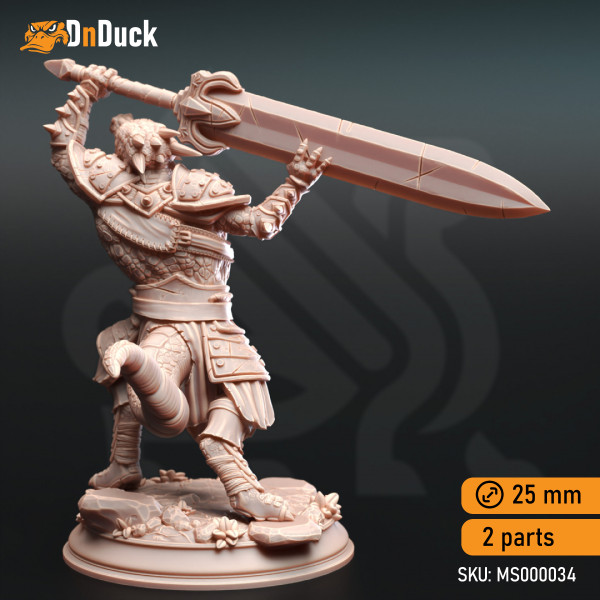 Buy 3d miniature Kobold. Green Kobolds of Midorius. DnDuck Miniatures Store. 3D figures of characters, elves, monsters, bestiaries, landscape, dragons figures and accessories for role-playing games