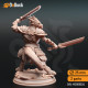 Buy 3d miniature Kobold. Green Kobolds of Midorius. DnDuck Miniatures Store. 3D figures of characters, elves, monsters, bestiaries, landscape, dragons figures and accessories for role-playing games