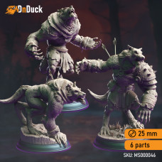 Buy  Werewolf Warriors . DnDuck Miniatures Store. 3D figures of characters, elves, monsters, bestiaries, landscape, dragons figures and accessories for role-playing games