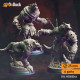Buy 3d miniature Beast / Monster / Werewolf. Werewolf Warriors. DnDuck Miniatures Store. 3D figures of characters, elves, monsters, bestiaries, landscape, dragons figures and accessories for role-playing games