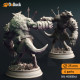 Buy 3d miniature Beast / Monster / Werewolf. Werewolf Warriors. DnDuck Miniatures Store. 3D figures of characters, elves, monsters, bestiaries, landscape, dragons figures and accessories for role-playing games