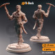 Buy 3d miniature Humanoid. Bandit Swashbuckler Thugs - Rossa Cartel Enforcers. DnDuck Miniatures Store. 3D figures of characters, elves, monsters, bestiaries, landscape, dragons figures and accessories for role-playing games