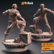 Buy 3d miniature Humanoid. Bandit Swashbuckler Thugs - Rossa Cartel Enforcers. DnDuck Miniatures Store. 3D figures of characters, elves, monsters, bestiaries, landscape, dragons figures and accessories for role-playing games