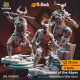 Buy 3d miniature Fiend / Demon. Devil Warriors of the Hells - Nosmeni Warriors. DnDuck Miniatures Store. 3D figures of characters, elves, monsters, bestiaries, landscape, dragons figures and accessories for role-playing games