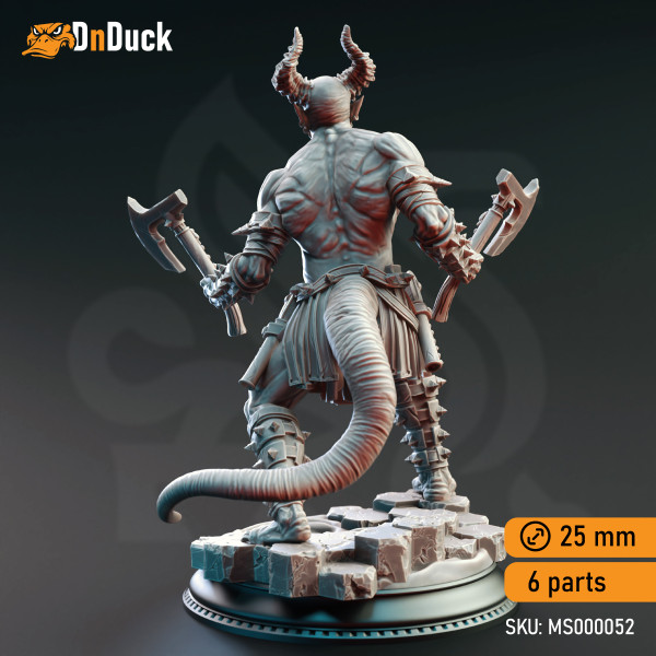 Buy 3d miniature Fiend / Demon. Devil Warriors of the Hells - Nosmeni Warriors. DnDuck Miniatures Store. 3D figures of characters, elves, monsters, bestiaries, landscape, dragons figures and accessories for role-playing games