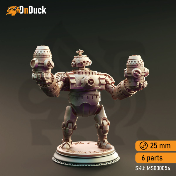 Buy 3d miniature Construct. Clockwork Simulacrums - Minor Venators. DnDuck Miniatures Store. 3D figures of characters, elves, monsters, bestiaries, landscape, dragons figures and accessories for role-playing games