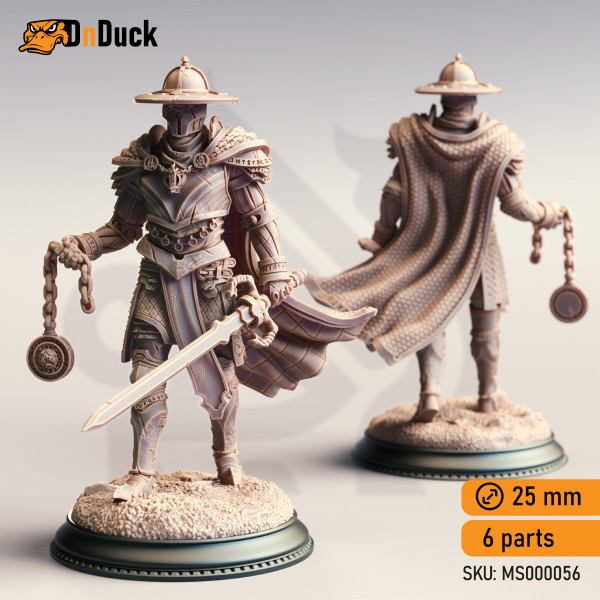 Buy 3d miniature Humanoid / Inquisitors. Trio of Knights - Knights of the Inquisition. DnDuck Miniatures Store. 3D figures of characters, elves, monsters, bestiaries, landscape, dragons figures and accessories for role-playing games
