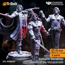 Kaufen  Vampire Socialites – Guests of the Masquerade . DnDuck Miniatures Store. 3D-Figuren von Charakteren, Elfen, Monstern, Bestiarien, Landschaften, Drachenfiguren und Zubehör für Rollenspiele.