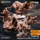Buy 3d miniature Monster. Slagsting – Shapeshifted Blood Hounds. DnDuck Miniatures Store. 3D figures of characters, elves, monsters, bestiaries, landscape, dragons figures and accessories for role-playing games