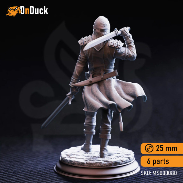 Buy 3d miniature Humanoid. Soldiers of the Underkeepers – Mafia Brigands. DnDuck Miniatures Store. 3D figures of characters, elves, monsters, bestiaries, landscape, dragons figures and accessories for role-playing games