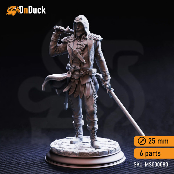 Buy 3d miniature Humanoid. Soldiers of the Underkeepers – Mafia Brigands. DnDuck Miniatures Store. 3D figures of characters, elves, monsters, bestiaries, landscape, dragons figures and accessories for role-playing games