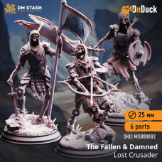 Buy  The Fallen & Damned – Lost Crusaders . DnDuck Miniatures Store. 3D figures of characters, elves, monsters, bestiaries, landscape, dragons figures and accessories for role-playing games
