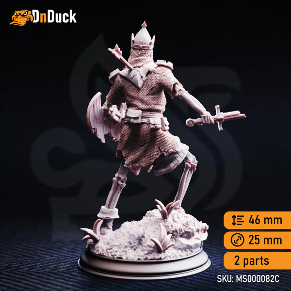 Buy 3d miniature Undead. The Fallen & Damned – Lost Crusaders. DnDuck Miniatures Store. 3D figures of characters, elves, monsters, bestiaries, landscape, dragons figures and accessories for role-playing games