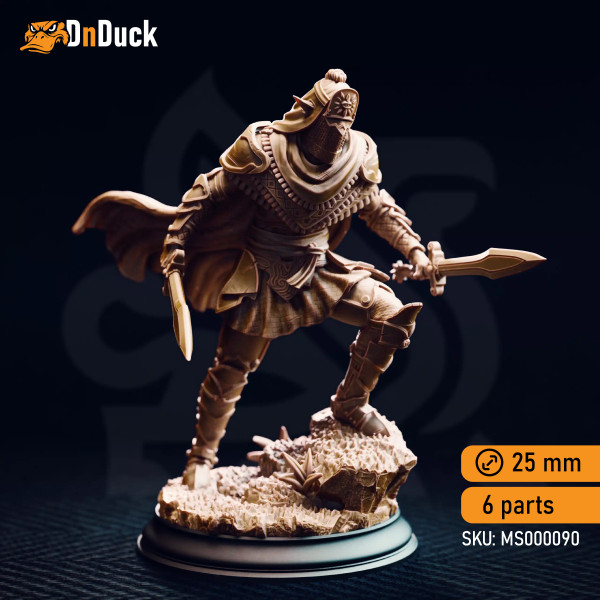 Buy 3d miniature Humanoid / Elf / Drow. Seroca’s Devout – Dark Cultist Warriors. DnDuck Miniatures Store. 3D figures of characters, elves, monsters, bestiaries, landscape, dragons figures and accessories for role-playing games
