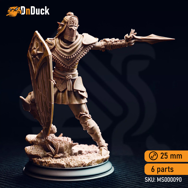 Buy 3d miniature Humanoid / Elf / Drow. Seroca’s Devout – Dark Cultist Warriors. DnDuck Miniatures Store. 3D figures of characters, elves, monsters, bestiaries, landscape, dragons figures and accessories for role-playing games